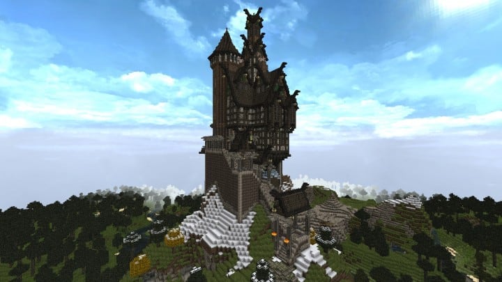 Viking Castle minecraft building ideas house home small tower