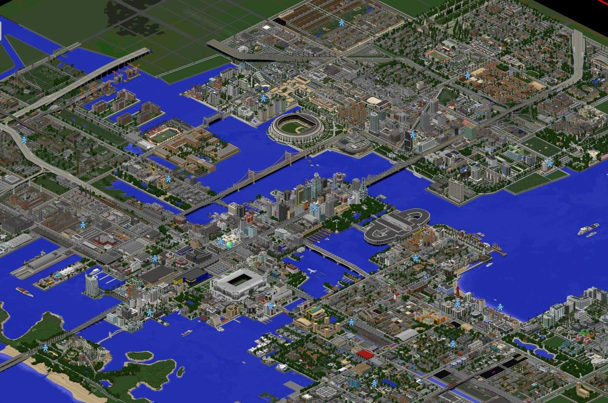 greenfield map dynmap big city download minecraft building ideas