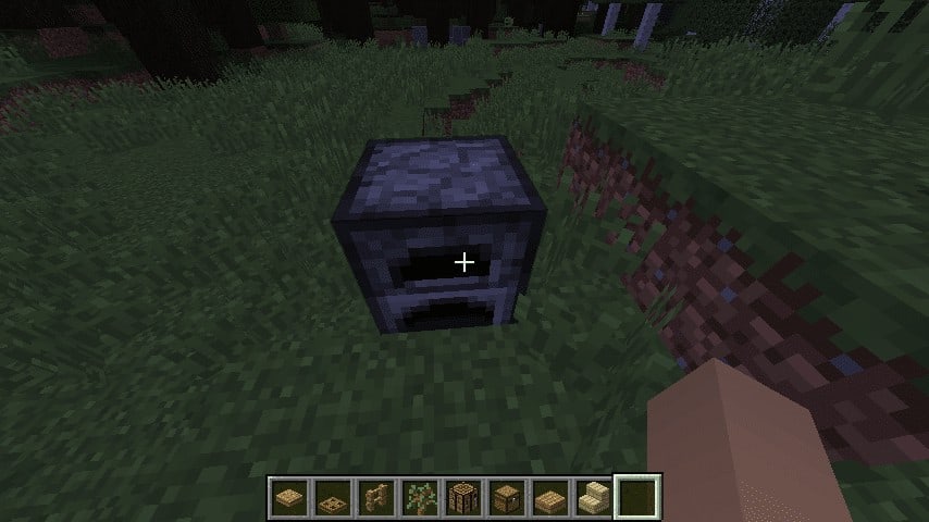 All of the items in the hotbar are slightly less conventional fuel sources, but they all work (and stairs, slabs, and saplings work with any type of wood).