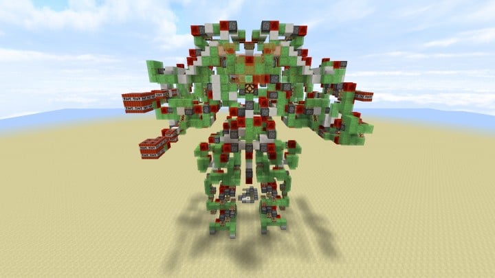 Colossus  Controllable Attack Robot  No Command Blocks 