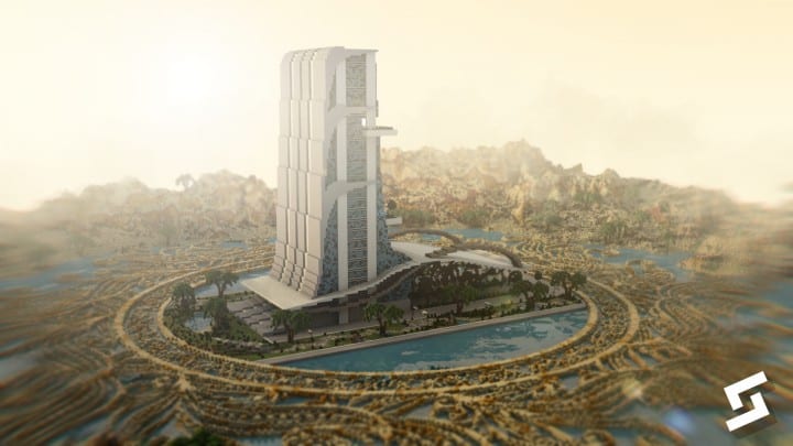 Oasis Casino minecraft building ideas inc beautiful amazing tower water design exterior 4