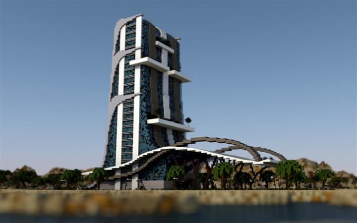 Oasis Casino minecraft building ideas inc beautiful amazing tower water design exterior 5
