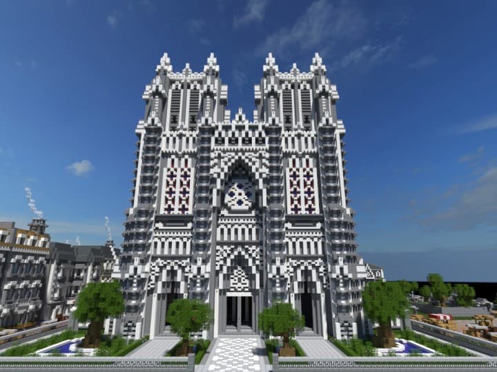 XVII Century Cathedral & City – Minecraft Building Inc