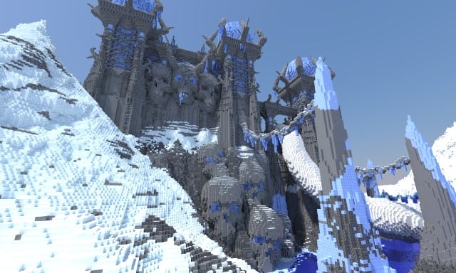 Snow Castle Minecraft