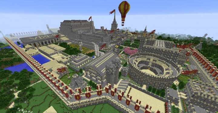 Cythera minecraft city download balloon ideas build