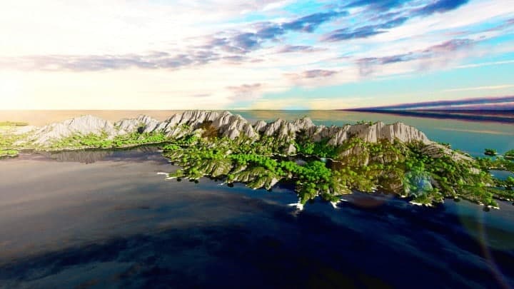 The Origin Lands Zorilak of Dasgnir custom terrain 8k by 8k world islands 14