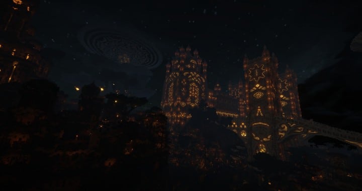 Aarun Oriental Fantasy City 1000x1000 minecraft download build  9 night