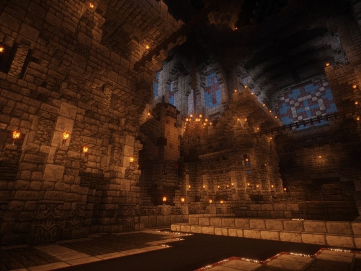 Cathedral of Keddis minecraft castle wall lake mountain download building ideas cementery medieval 12