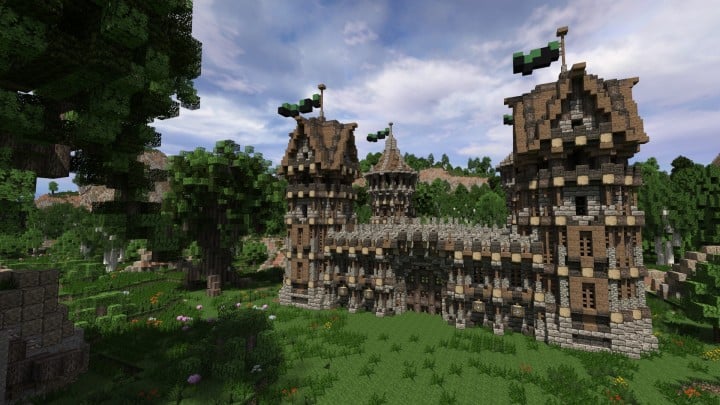 Medieval Fort Build your own Fort minecraft castle finish building ideas interior exterior