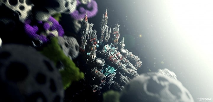 The Fear of Space Rendered Cinematic minecraft building ideas download city 2