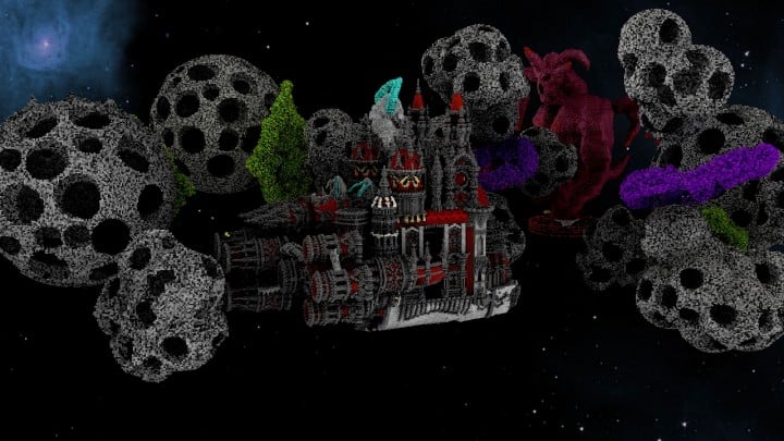 The Fear of Space Rendered Cinematic minecraft building ideas download city 3
