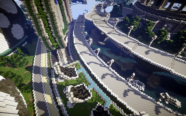 Climate Hope City Minecraft building ideas download amazing crazy dome 11