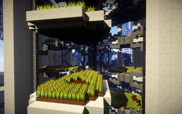 Climate Hope City Minecraft building ideas download amazing crazy dome 14
