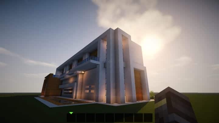 The Escape Modern House 1.8 minecraft building ideas download save 4