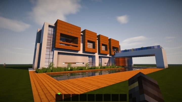 The Escape Modern House 1.8 minecraft building ideas download save