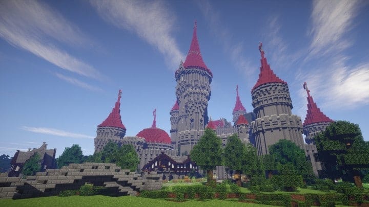 Tshara’s Fantasy castle minecraft building ideas download amazing huge