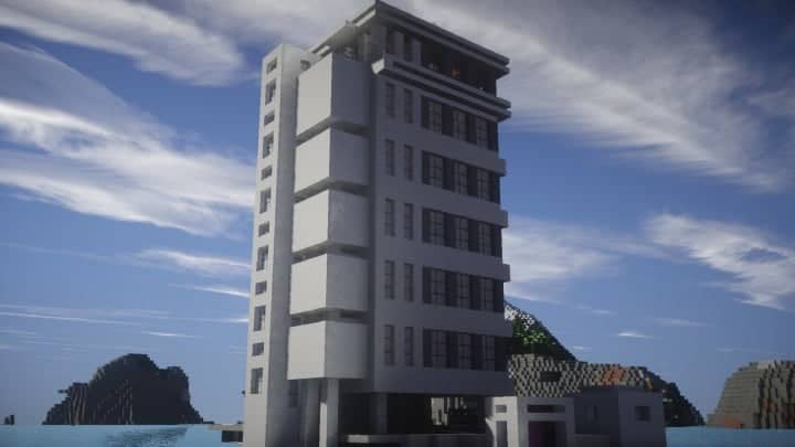 A Small Modern Office Building minecraft building ideas download save 2