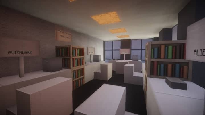 A Small Modern Office Building minecraft building ideas download save 5