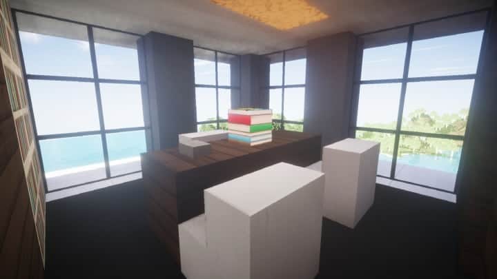 A Small Modern Office Building minecraft building ideas download save 6