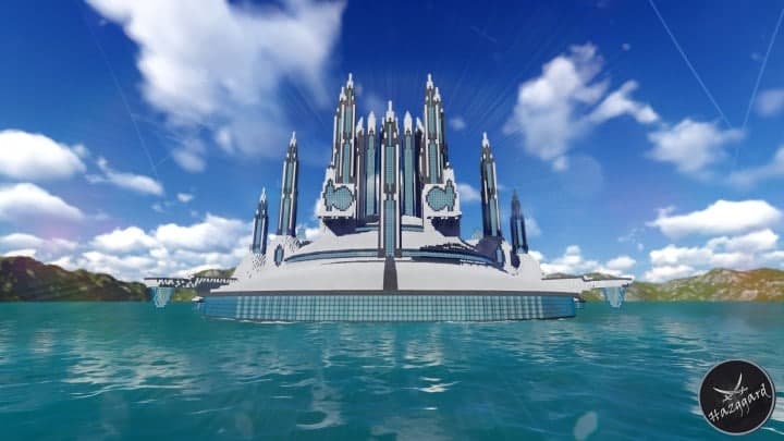 Futuristic Palace V2 – Minecraft Building Inc