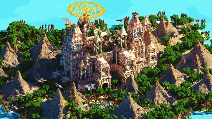 Tarsia The Immortal Palace minecraft building ideas download save castle tower future 4