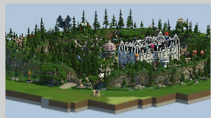 PineVale Mansion fantasy house minecraft building ideas world save download 6