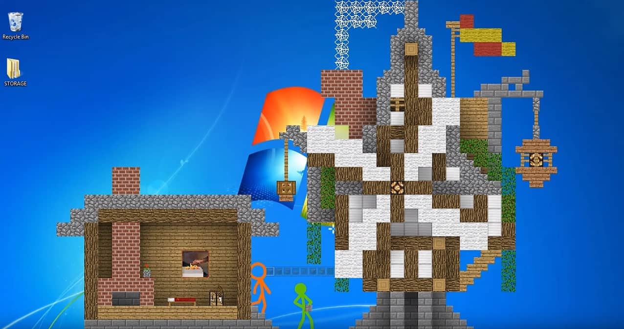 Windows Animation vs Minecraft – Minecraft Building Inc