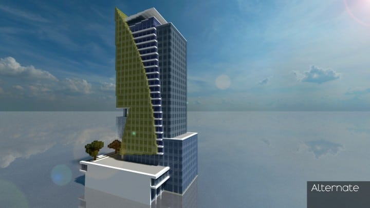 Polaris Minecraft Skyscraper 25 tall future fancy tree building ideas 6
