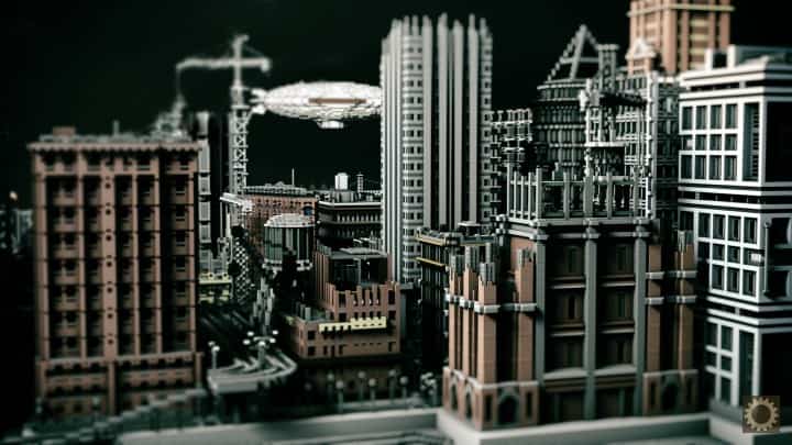 Gotham City Batmobile Minecraft building ideas download save city town complete batman 2