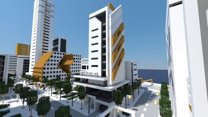 Alternative Offices Minecraft building ideas download city island windows