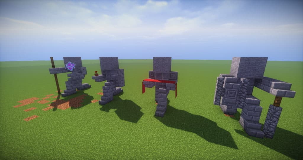 small statues for Minecraft