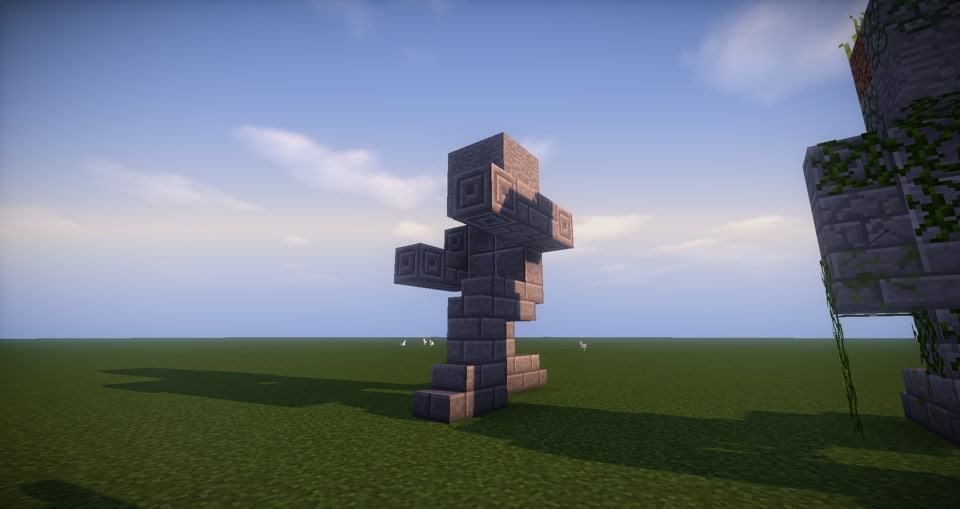16 - Minecraft small statues for worlds easy to build