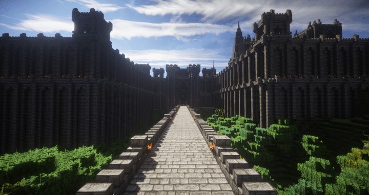 Medieval Stronghold Complex mineceraft building ideas crazy amazing castle defense