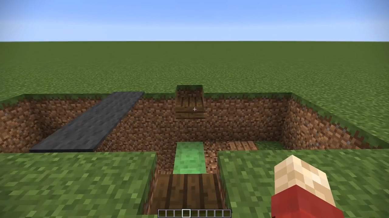keep mobs out with trap doors slime and carpet trench