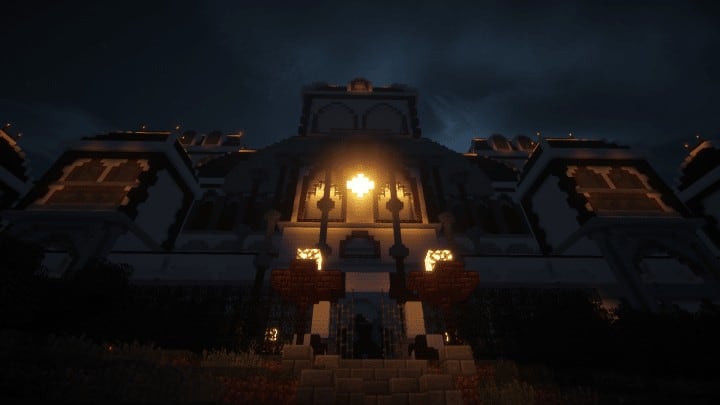 The white pumpkin's mansion recreated in vanilla minecraft download save amazing game 7