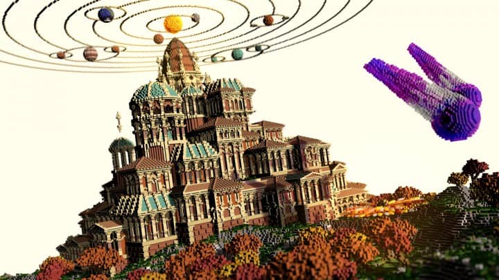 Vesperium The Celestial Empire Minecraft cathedral temple amazing hd download contest 2