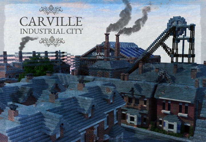 Carville Industrial city 1900-1930 v 2.0 Minecraft 