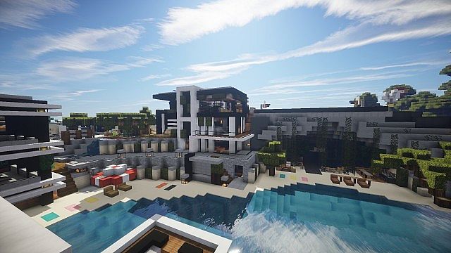Chicken Cove luxurious house addons updated beautiful download minecraft building ideas 13