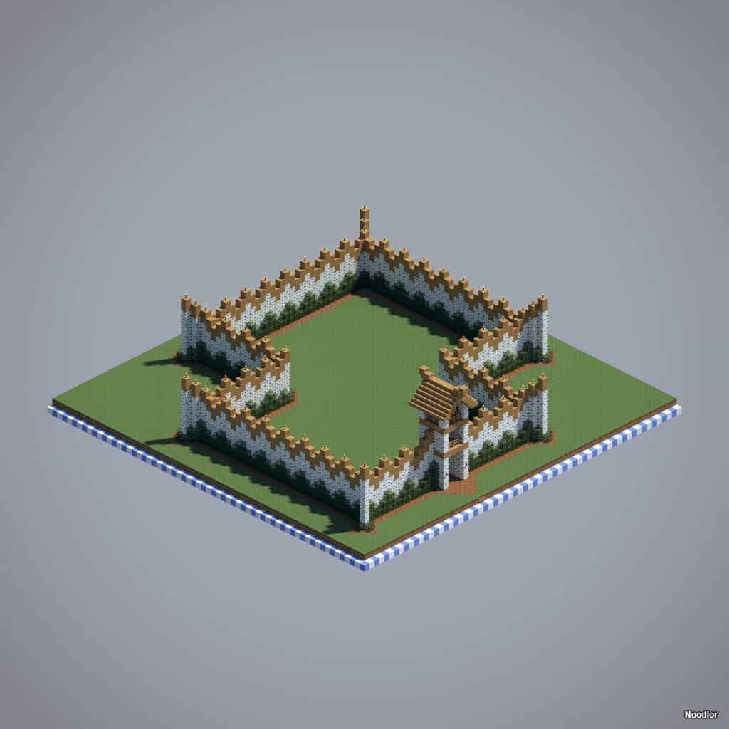 minecraft city wall