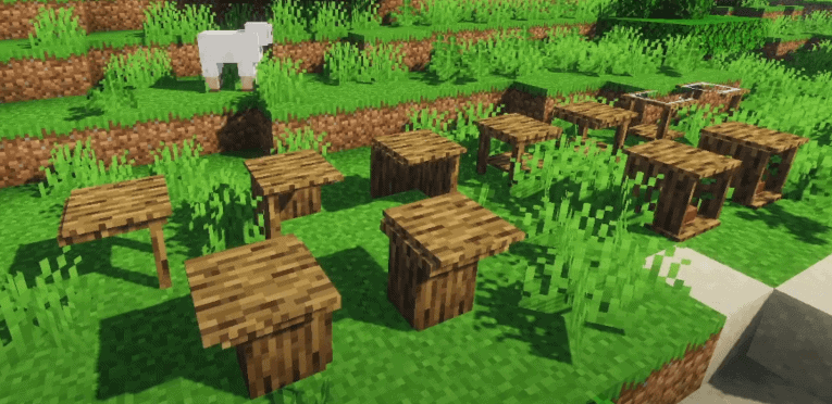 Minecraft 45 pieces of furniture