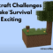 10 Minecraft Challenges To Make Survival More Exciting