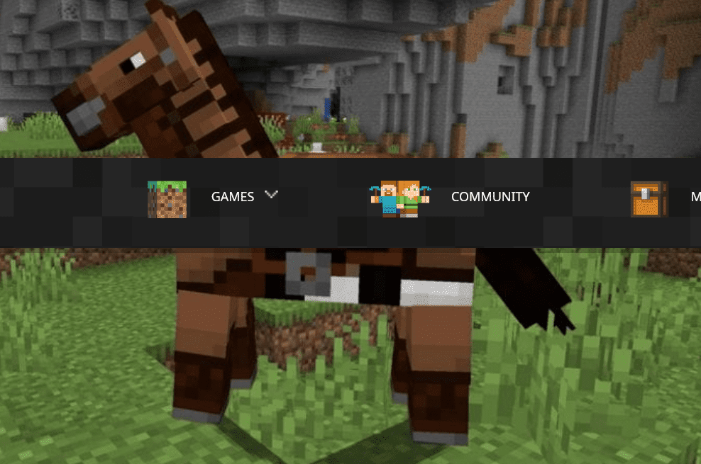 Minecraft saddle screenshot
