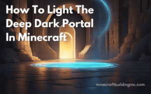 How To Light The Deep Dark Portal In Minecraft