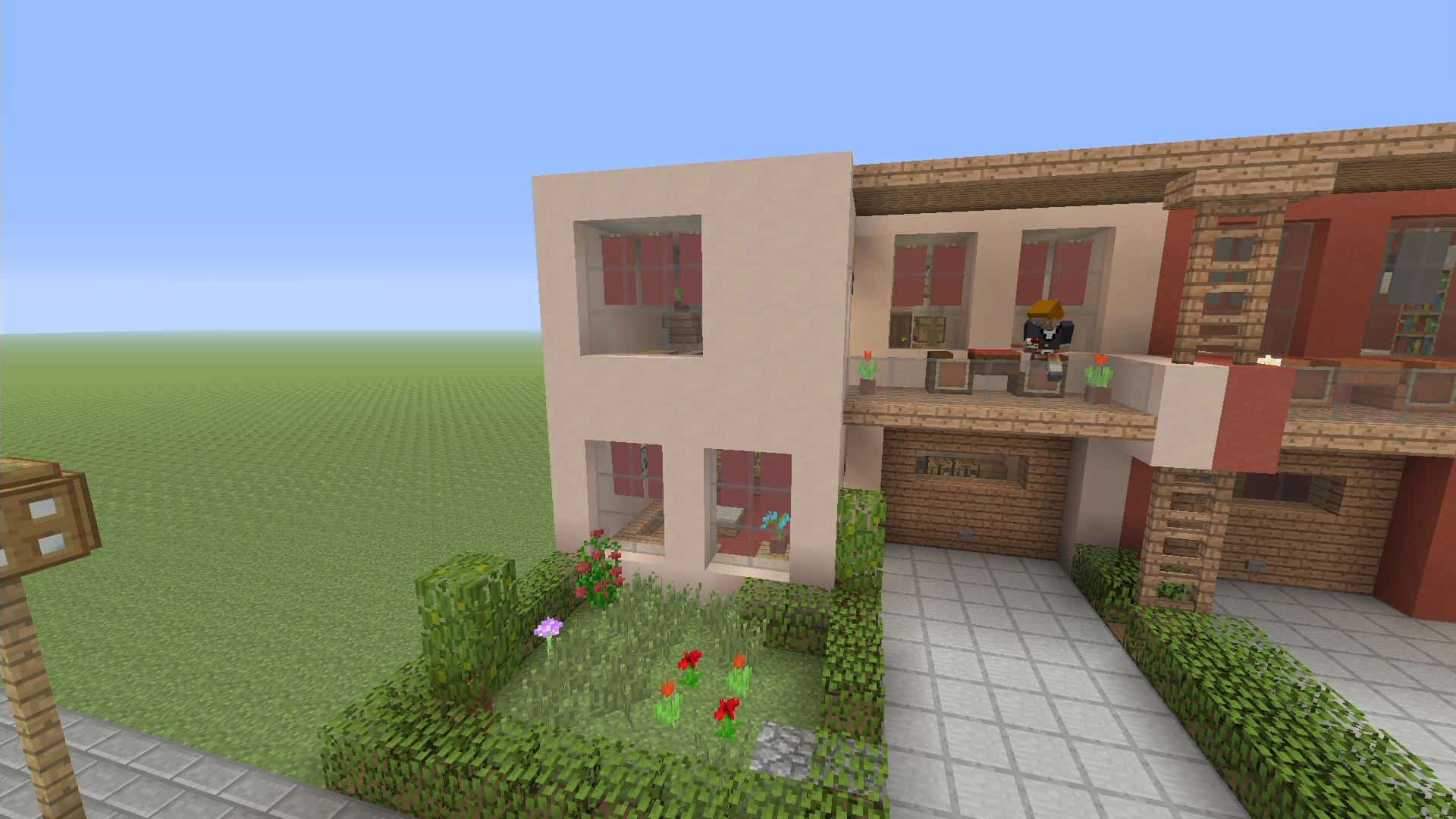 Minecraft: How to make Row Houses xbox one – Minecraft 