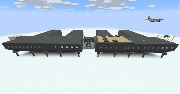 Amundsen Scott South Pole Station Minecraft Building Inc