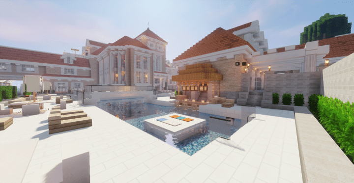 Beach-side B&amp;B Resort &amp; Mansion – Minecraft Building Inc