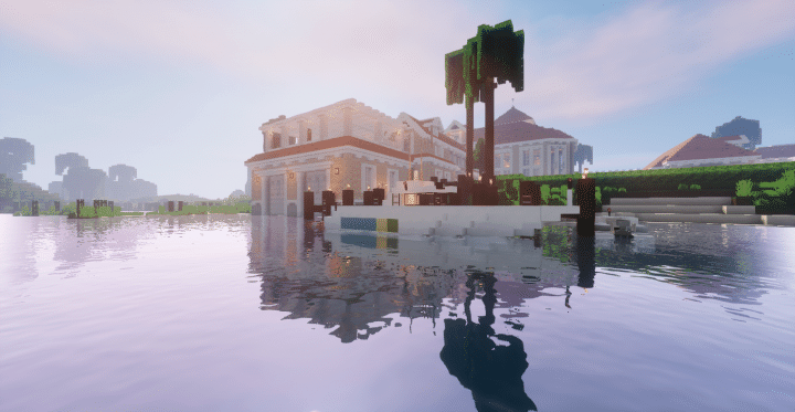 beach-side b&b resort & mansion – minecraft building inc