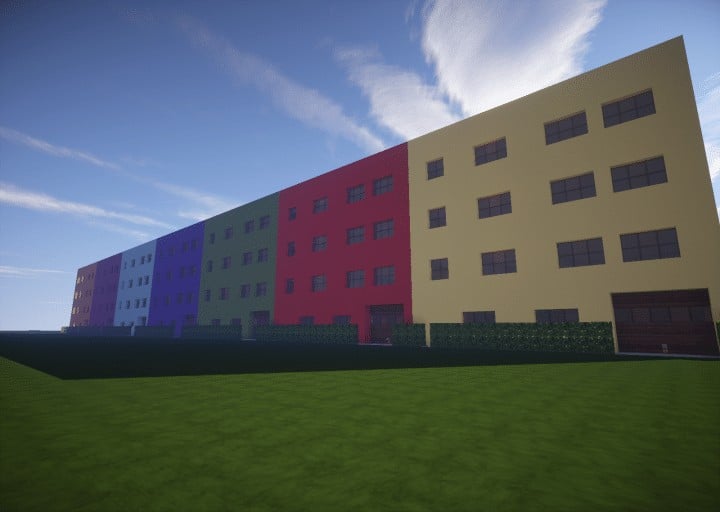 Colorful Apartments – Minecraft Building Inc
