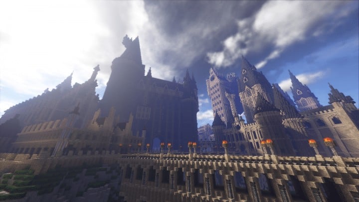 harry potter minecraft map texture pack