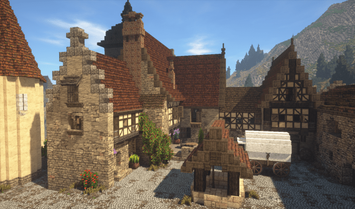 Rich Medieval Vineyard – Minecraft Building Inc